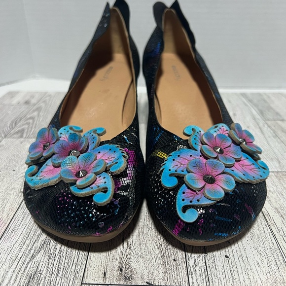 Socofy Leather wearable art shoes pumps size size 36 -5-5.5 - Picture 4 of 15